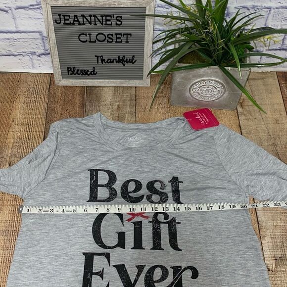 Isabel Maternity Long Sleeve Best Gift Ever Top - Picture 5 of 9